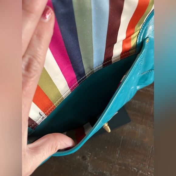 COACH Limited Edition FRANCINE TURQUOISE LEGACY TOTE BAG - Picture 10 of 15